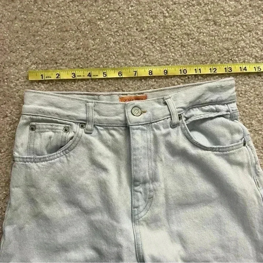 PULL & BEAR By SADIE SINK JEANS Wide Leg Limited Edition Women Size EUR 36 USA 4